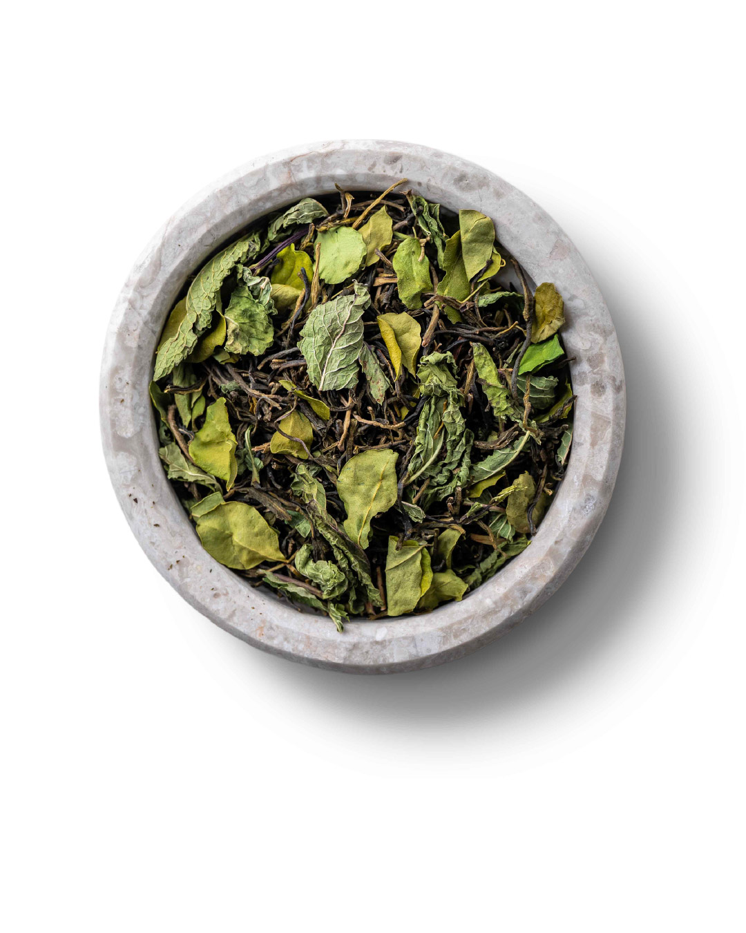 Revitalising green tea with cooling <br> spearmint and nourishing moringa.